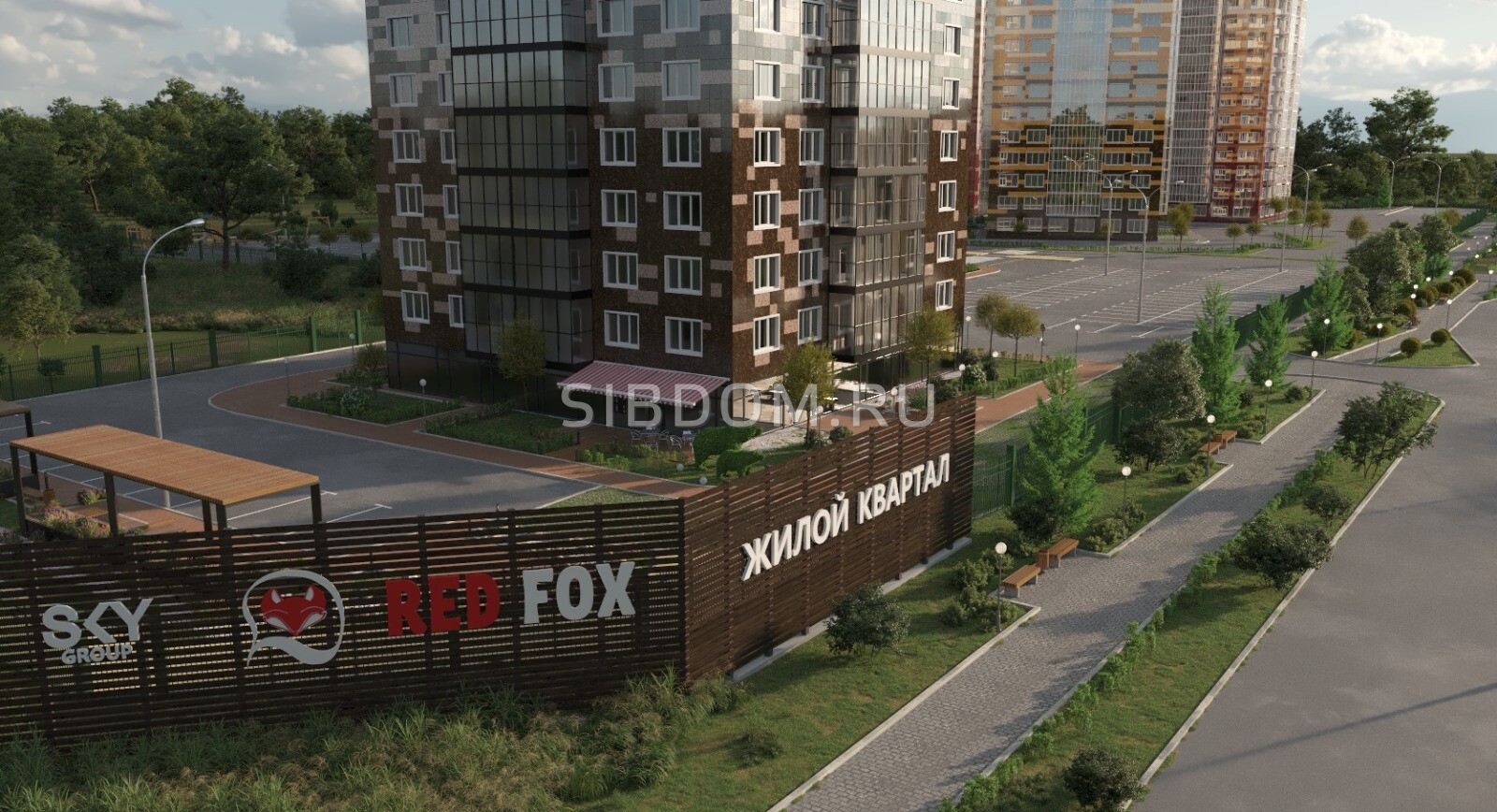 Продам трехкомнатную квартиру в Новосибирске Red Fox (Ред Фокс) , дом 6/2,  80.49 кв.м, 2 этаж, от застройщика - СИБДОМ, объявление 906212