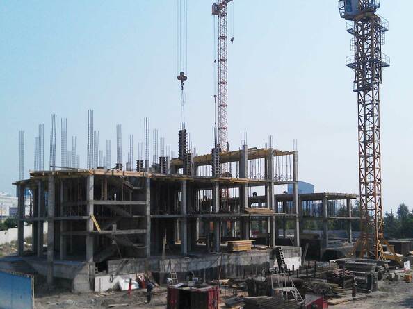 Ход строительства июнь 2012