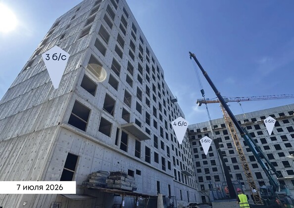 Ход строительства 7 июля 2026