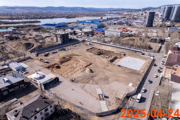 Ход строительства 24 апреля 2025
