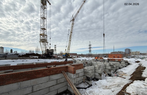 Ход строительства 2 апреля 2026