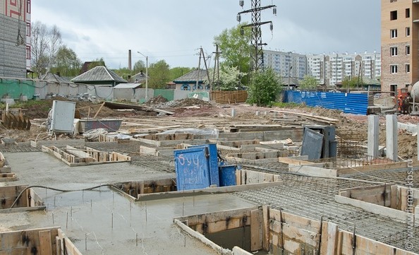 Ход строительства май 2013