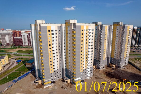 Ход строительства 1 июля 2025