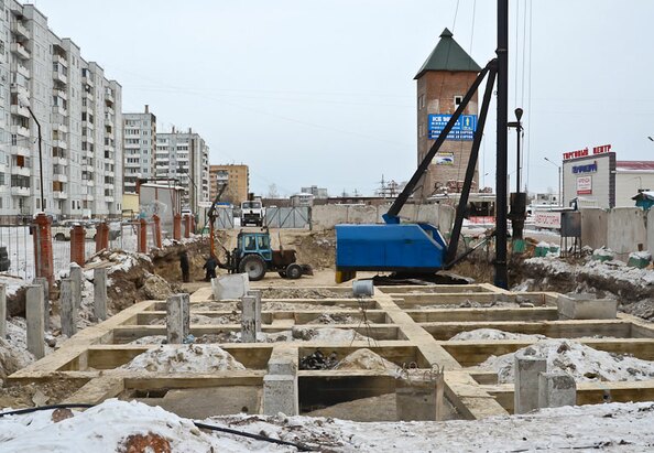 Ход строительства 16 января 2013