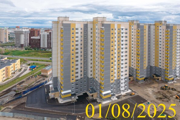 Ход строительства 1 августа 2025