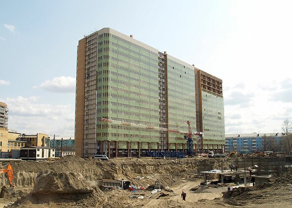 Ход строительства 23 апреля 2013