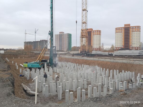Ход строительства 2 октября 2025