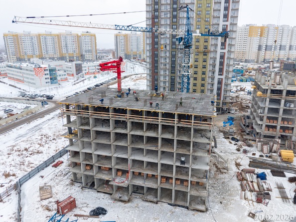 Ход строительства 25 февраля 2026