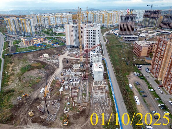 Ход строительства 1 октября 2025