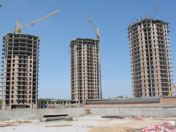 Ход строительства июнь 2009
