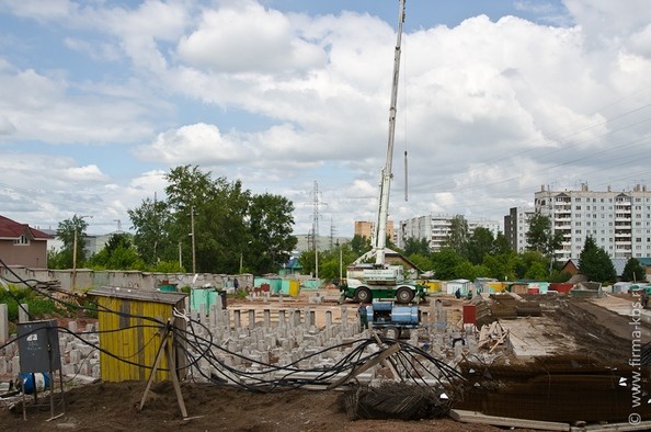 Ход строительства июнь 2013