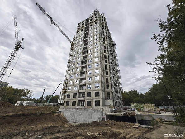 Ход строительства 22 августа 2025