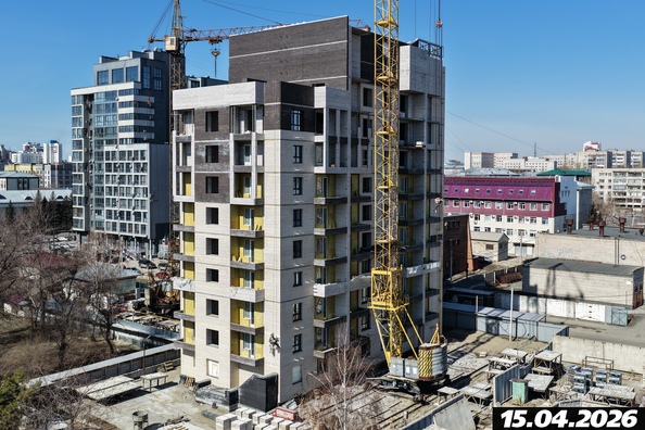 Ход строительства 15 апреля 2026