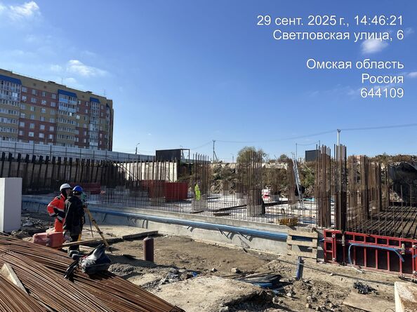 Ход строительства 29 сентября 2025