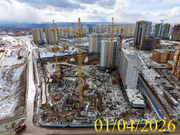 Ход строительства 1 апреля 2026