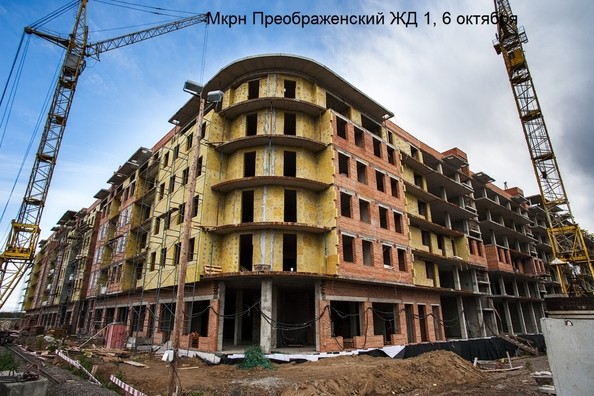 Ход строительства Октябрь 2015