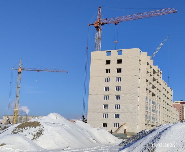 Ход строительства 2 марта 2026