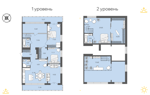 Планировка 4-комн 178,44 м²