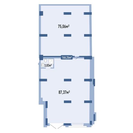Планировка  166,26 м²