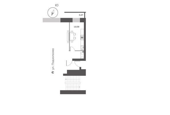 Планировка 3-комн 80,62 м²