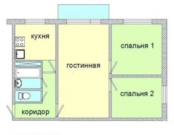 
   Продам 3-комнатную, 48.5 м², Свердловская ул, 19а

. Фото 26.