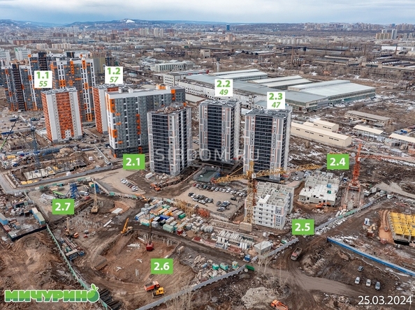 
   Продам 2-комнатную, 56.3 м², Мичурино, дом 2 строение 5

. Фото 3.