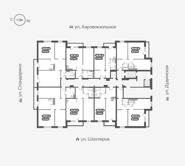 
   Продам 3-комнатную, 83 м², Белый квартал на Спандаряна, 2

. Фото 17.