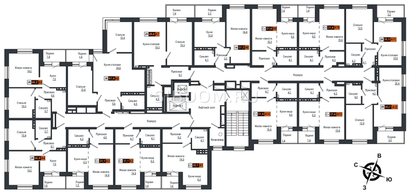 
   Продам 1-комнатную, 32.4 м², Мичуринские аллеи, дом 2

. Фото 2.