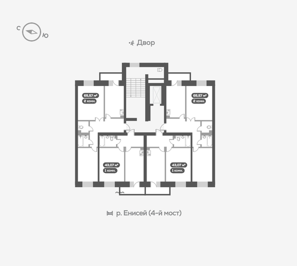 
   Продам 1-комнатную, 43.7 м², Академгородок ул, 78

. Фото 19.