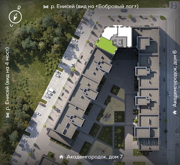 
   Продам 3-комнатную, 104 м², Академгородок ул, 78

. Фото 3.