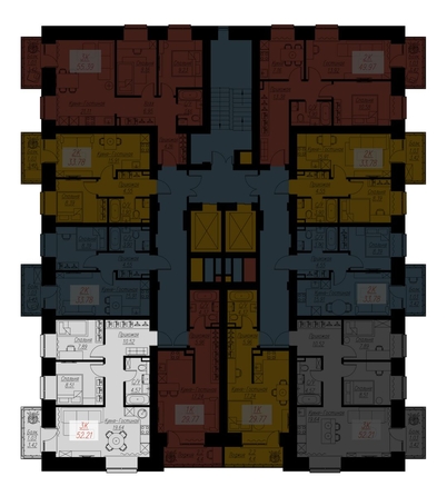 
   Продам 3-комнатную, 52.21 м², Биография, дом 2, корп 1

. Фото 2.