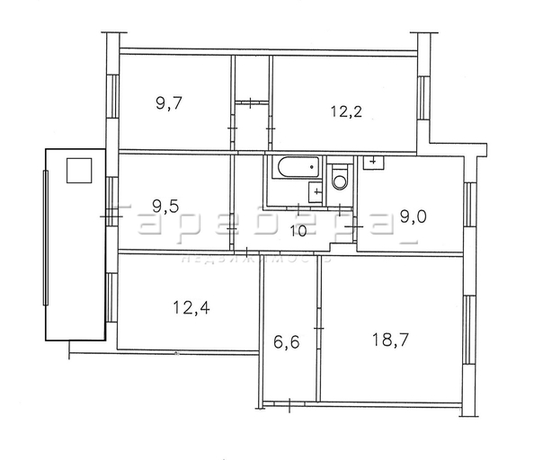 
   Продам 5-комнатную, 91.4 м², 26 Бакинских Комиссаров ул, 26

. Фото 2.