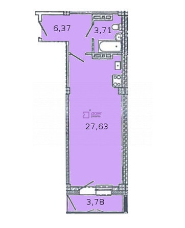 
   Продам студию, 37.7 м², Соколовская ул, 72

. Фото 29.