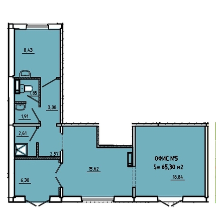 
   Продам офис, 65.1 м², Елены Стасовой ул, 48Б

. Фото 9.