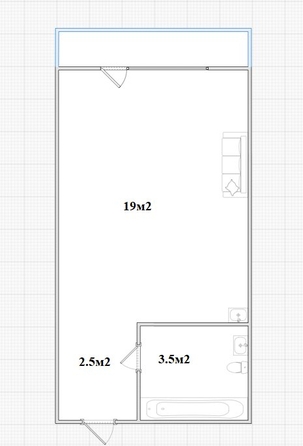 
   Продам студию, 25.3 м², Норильская ул, 40

. Фото 21.