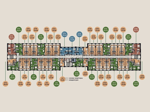 
   Продам 1-комнатный апартамент, 39.48 м², Сады ул, 6г

. Фото 1.