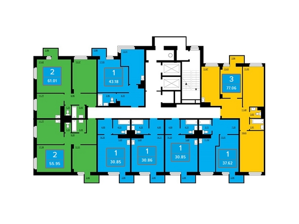 
   Продам 1-комнатную, 30.07 м², Петра Подзолкова ул, 24

. Фото 2.