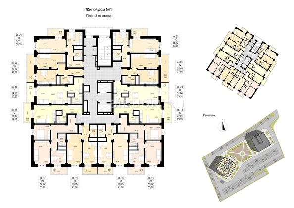 
   Продам 1-комнатную, 36.97 м², ЛЕТО, дом 2

. Фото 1.