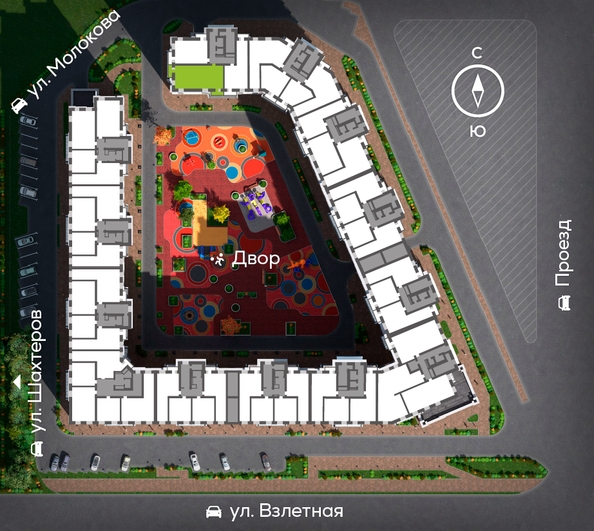 
   Продам 3-комнатную, 86.26 м², Сити-квартал на Взлетной, дом 1

. Фото 1.