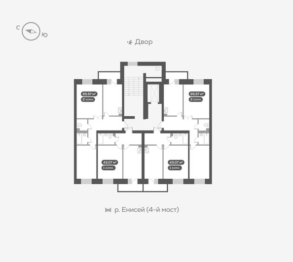 
   Продам 1-комнатную, 43.7 м², Академгородок ул, 78

. Фото 18.