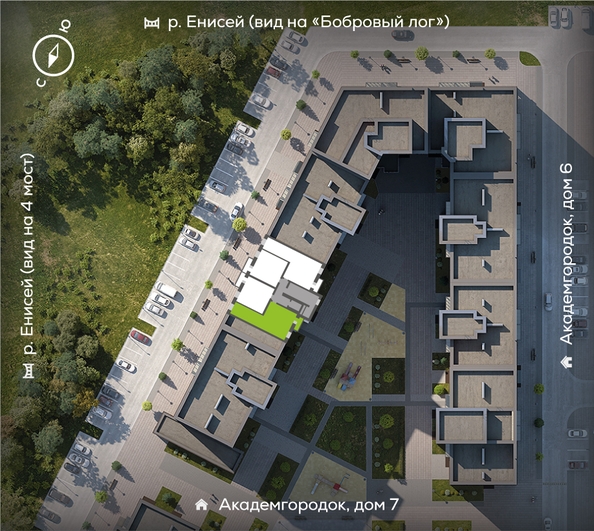 
  Продается 2-комн. квартира, 65.9 м², ЖК Академгородок, дом 8
. Фото 3.