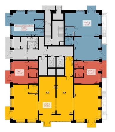 
  Продается офис, 34.65 м², ЖК Биография, дом 2, корп 2
. Фото 3.