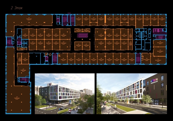 
  Продается торговая площадь 47.2 м², в ТОК Авион. Фото 1.