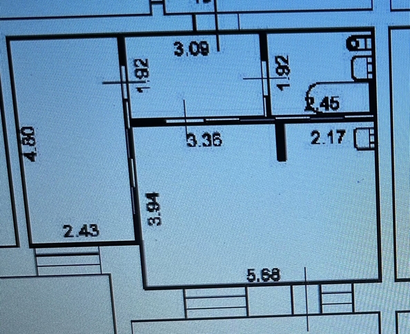 
  Продается 2-комн. квартира, 44.6 м², Юго-Восточный район мкр, д. 61а
. Фото 1.