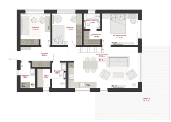 
   Продам дом, 123.5 м², Дивногорск

. Фото 10.