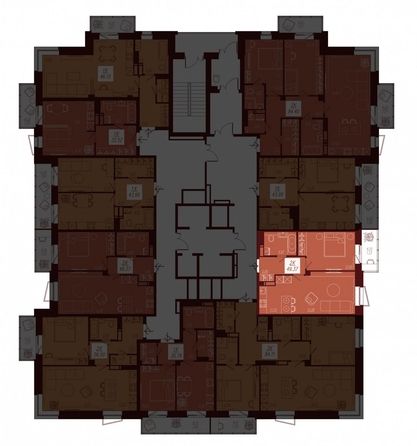 
  Продается 2-комн. квартира, 49.26 м², ЖК АЙВАЗОВSKY (АЙВАЗОВСКИЙ), 1
. Фото 1.