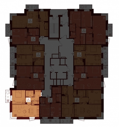 
  Продается 2-комн. квартира, 56 м², ЖК АЙВАЗОВSKY (АЙВАЗОВСКИЙ), 2
. Фото 1.