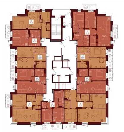 
  Продается 1-комн. квартира, 46.06 м², ЖК АЙВАЗОВSKY (АЙВАЗОВСКИЙ), 2
. Фото 4.