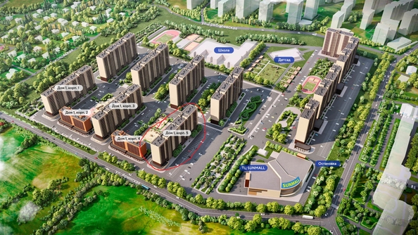 
  Продается 2-комн. квартира, 62.7 м², ЖК Аринский, дом 1 корпус 5
. Фото 3.