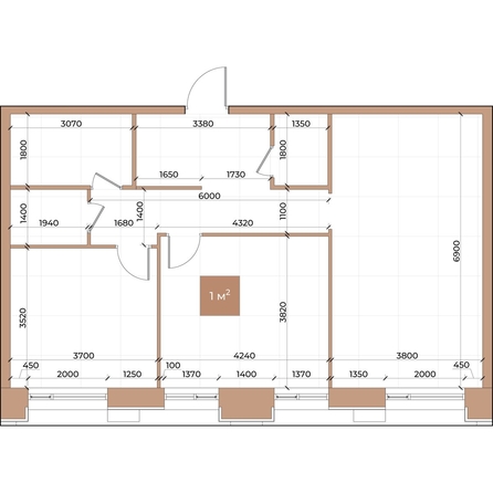 
  Продается 2-комн. квартира, 77.5 м², ЖК Небо над Енисеем, корпус 4
. Фото 3.